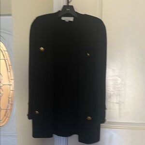 St. John Black Blazer with Gold Accents